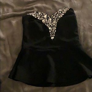 Rue 21 strapless shirt